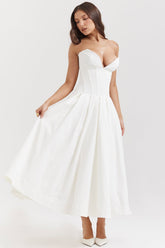 Lolita Midi Dress - Ivory